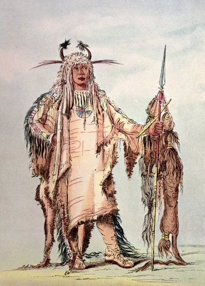 Blackfoot Indian Pe-Toh-Pee-Kiss, The Eagle Ribs by George Catlin